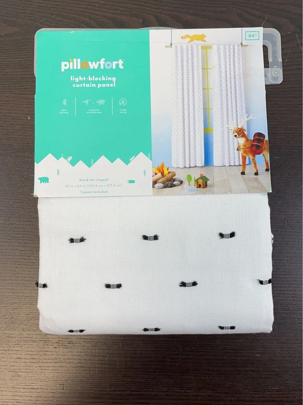 Pillowfort Curtain Panels 42” x 84” - set of 4